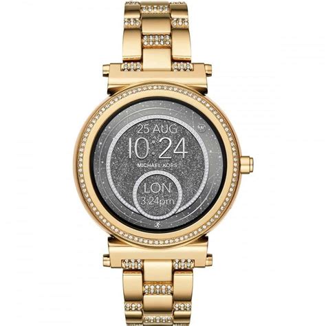 michael kors access sofie touchscreen smartwatch gold tone glitz bracelet|Michael Kors Access Women's Gen 4 Sofie Gold.